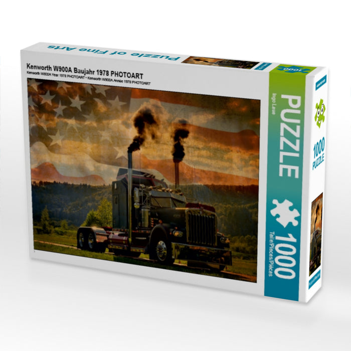Kenworth W900A Baujahr 1978 PHOTOART 1000 Teile Puzzle quer - CALVENDO Foto-Puzzle'