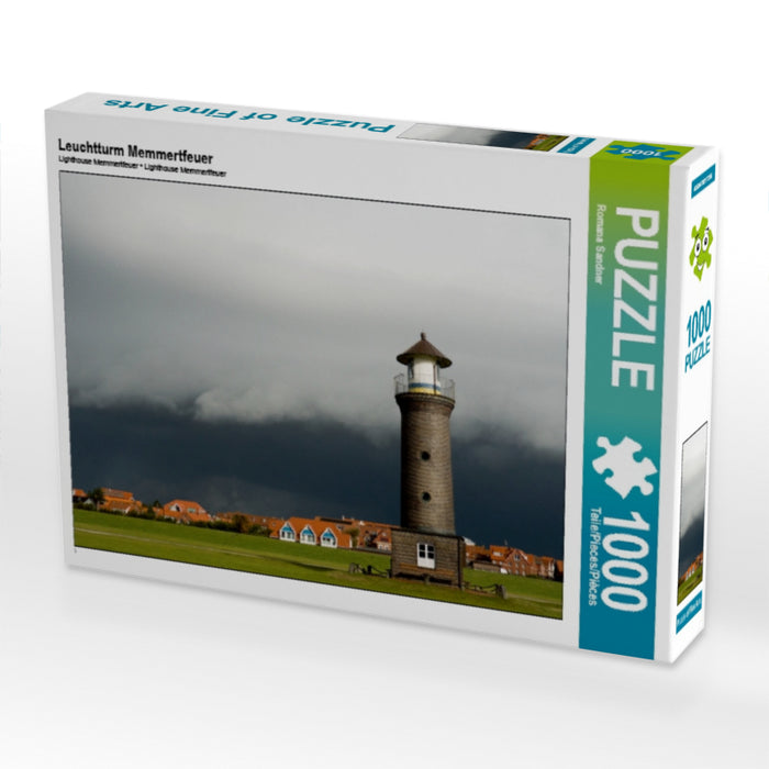 Lighthouse Memmertfeuer - CALVENDO photo puzzle 