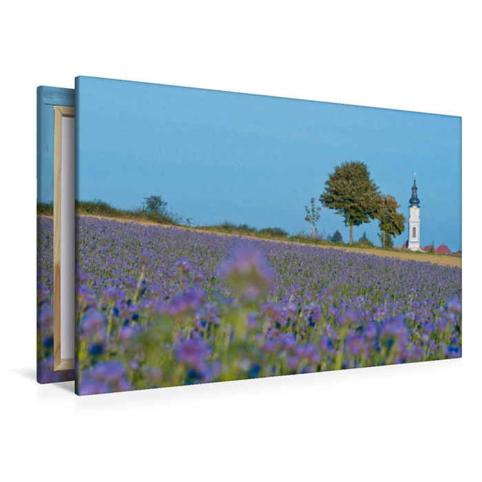 Premium Textil-Leinwand Blick auf Altomünster