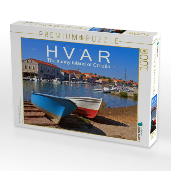Hvar - Die sonnige Insel Kroatiens - CALVENDO Foto-Puzzle'