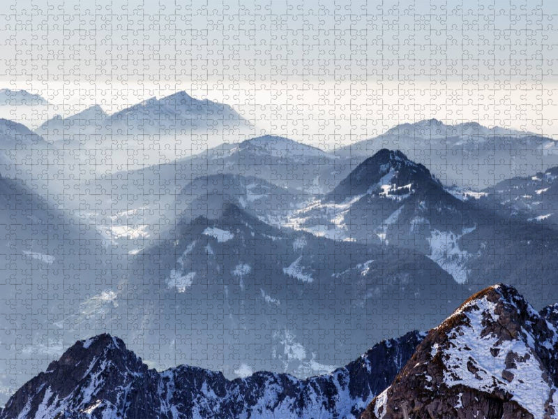 Oberallgäuer Alpen - Deutschland - CALVENDO Foto-Puzzle'
