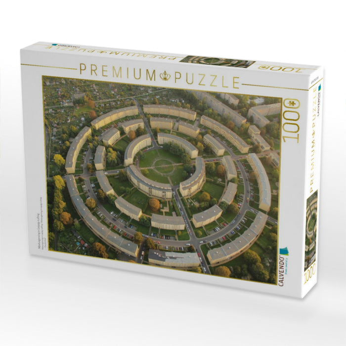 Nibelungenring in Leipzig-Lößnig - CALVENDO Foto-Puzzle'