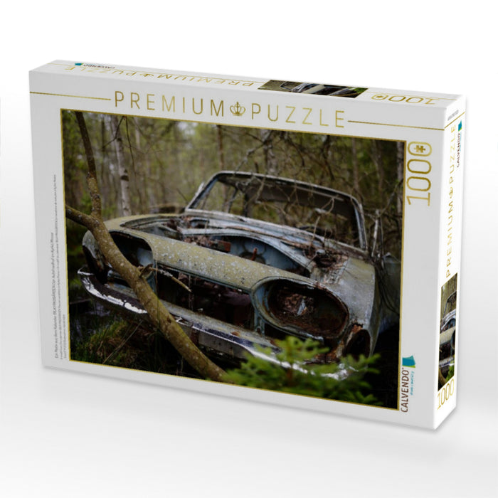 Ein Motiv aus dem Kalender BILKYRKOGÅRDEN Der Autofriedhof im Kyrkö Mosse - CALVENDO Foto-Puzzle'