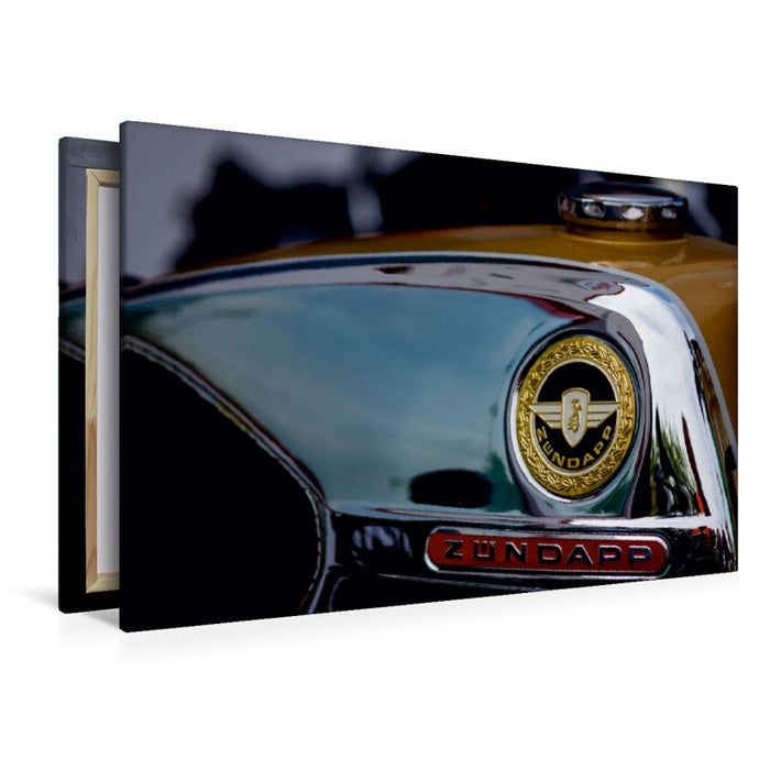 Premium Textil-Leinwand Zündapp Moped