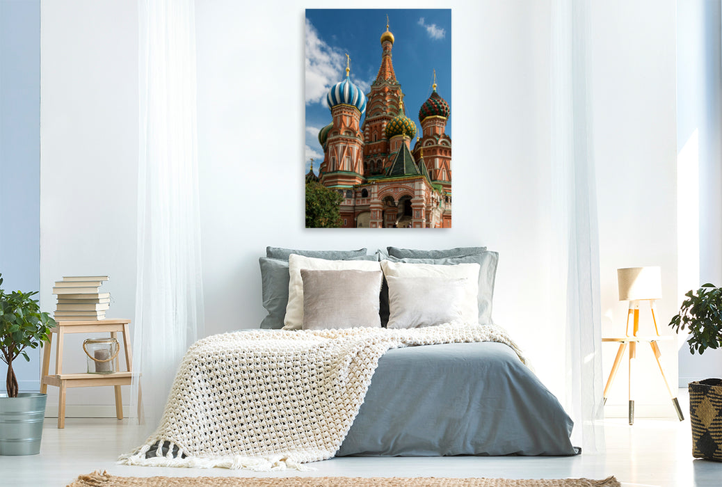 Premium Textil-Leinwand Premium Textil-Leinwand 80 cm x 120 cm  hoch Moskau