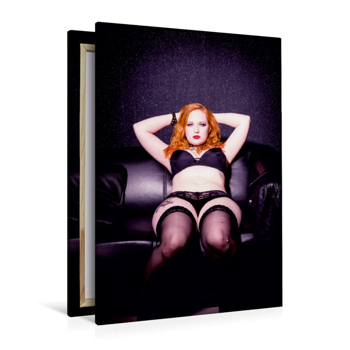 Premium Textil-Leinwand Premium Textil-Leinwand 80 cm x 120 cm  hoch Ein Motiv aus dem Kalender Sexy Sofa Trash