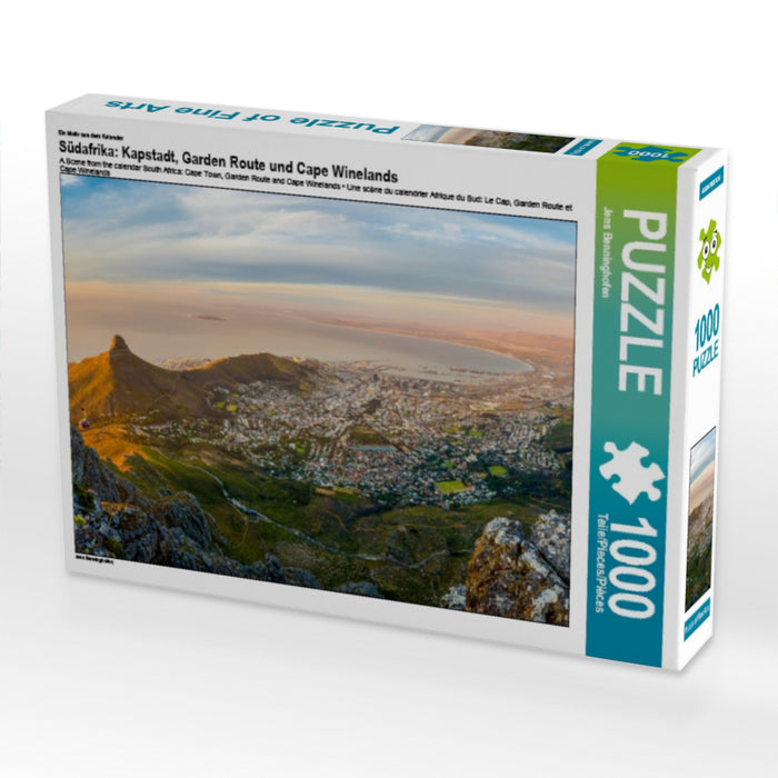 Ein Motiv aus dem Kalender Südafrika: Kapstadt, Garden Route und Cape Winelands 1000 Teile Puzzle quer - CALVENDO Foto-Puzzle'