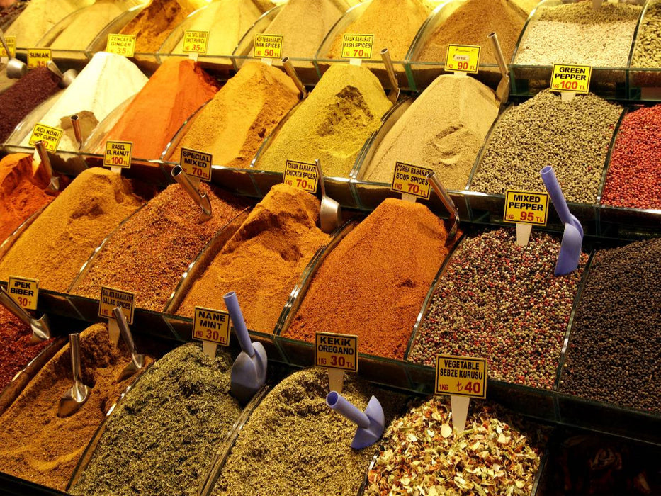 Gewürzbasar in Istanbul - CALVENDO Foto-Puzzle'