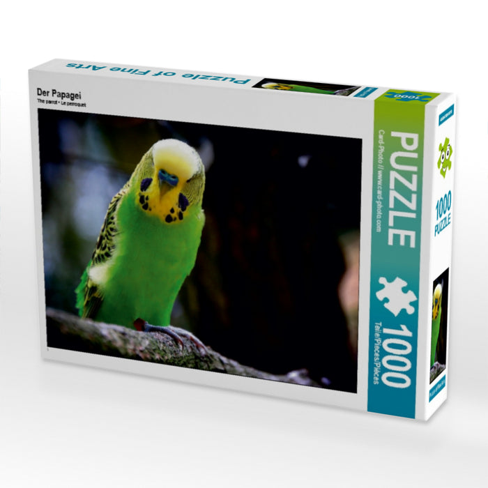 Der Papagei 1000 Teile Puzzle quer - CALVENDO Foto-Puzzle'
