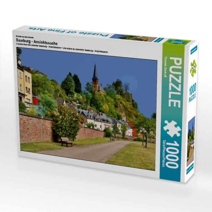 Ein Motiv aus dem Kalender Saarburg - Ansichtssache 1000 Teile Puzzle quer - CALVENDO Foto-Puzzle'