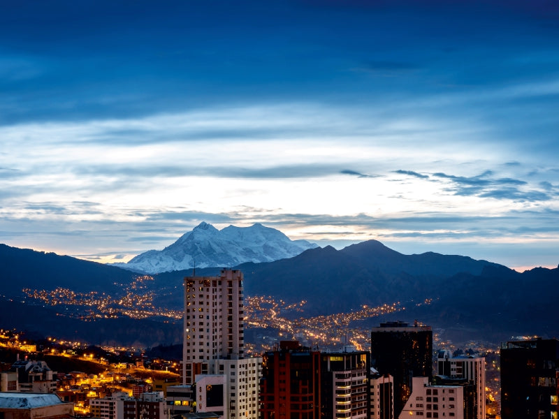 illimani bei Morgendämmerung 1000 Teile Puzzle quer - CALVENDO Foto-Puzzle'
