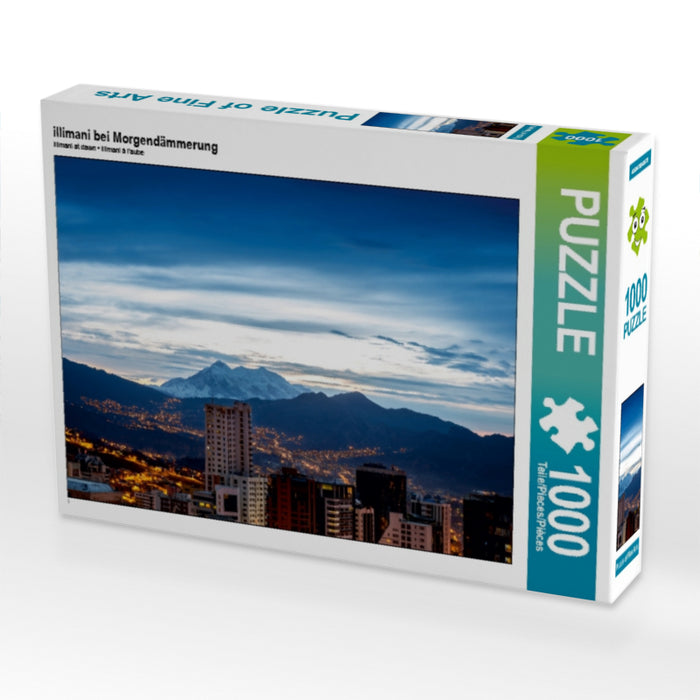 illimani bei Morgendämmerung 1000 Teile Puzzle quer - CALVENDO Foto-Puzzle'