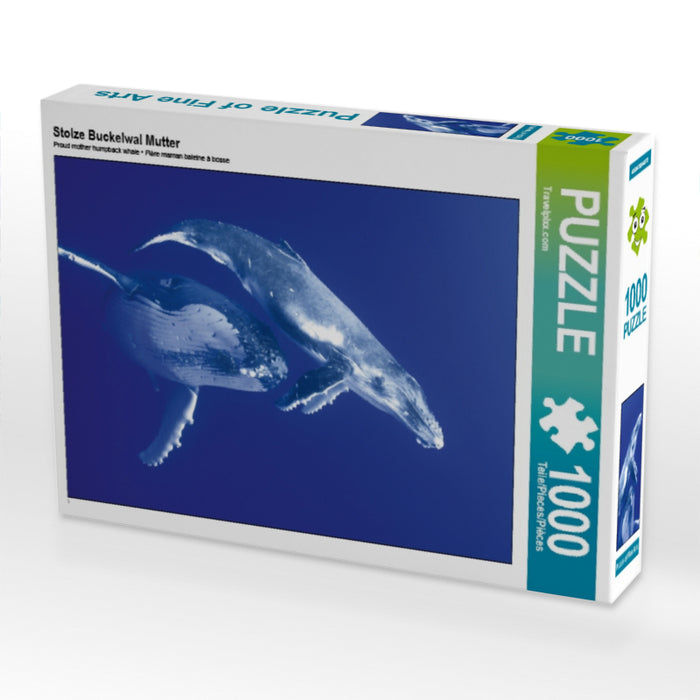 Stolze Buckelwal Mutter 1000 Teile Puzzle hoch - CALVENDO Foto-Puzzle'