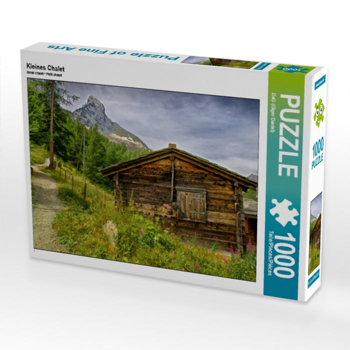 Kleines Chalet 1000 Teile Puzzle quer - CALVENDO Foto-Puzzle'