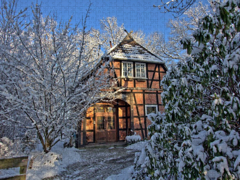 Fachwerkhaus - CALVENDO Foto-Puzzle'