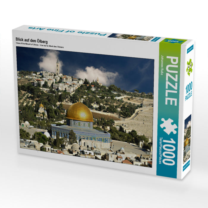 Vue du Mont des Oliviers - Puzzle photo CALVENDO 