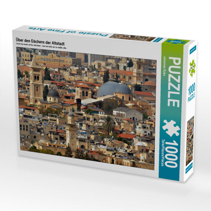 Über den Dächern der Altstadt 1000 Teile Puzzle quer - CALVENDO Foto-Puzzle'
