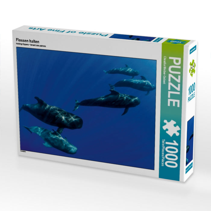 Flossen halten 1000 Teile Puzzle quer - CALVENDO Foto-Puzzle'