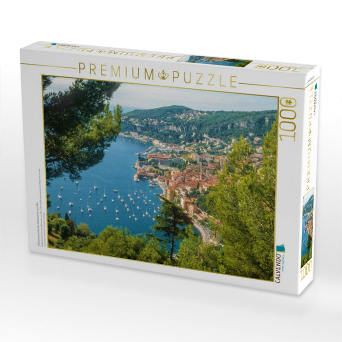 Mittelmeerküste bei Villefranche-sur-Mer - CALVENDO Foto-Puzzle'