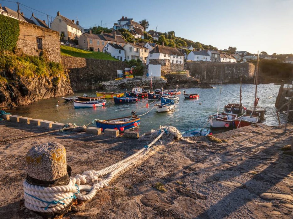 Fischerdorf Coverack in Cornwall, Südengland - CALVENDO Foto-Puzzle'