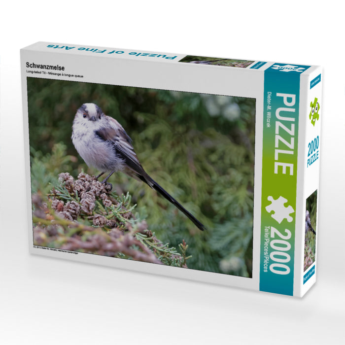 Mésange à longue queue - Puzzle photo CALVENDO