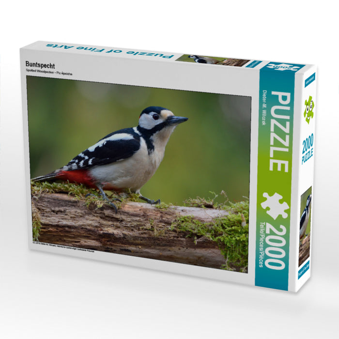 Buntspecht 2000 Teile Puzzle quer - CALVENDO Foto-Puzzle'