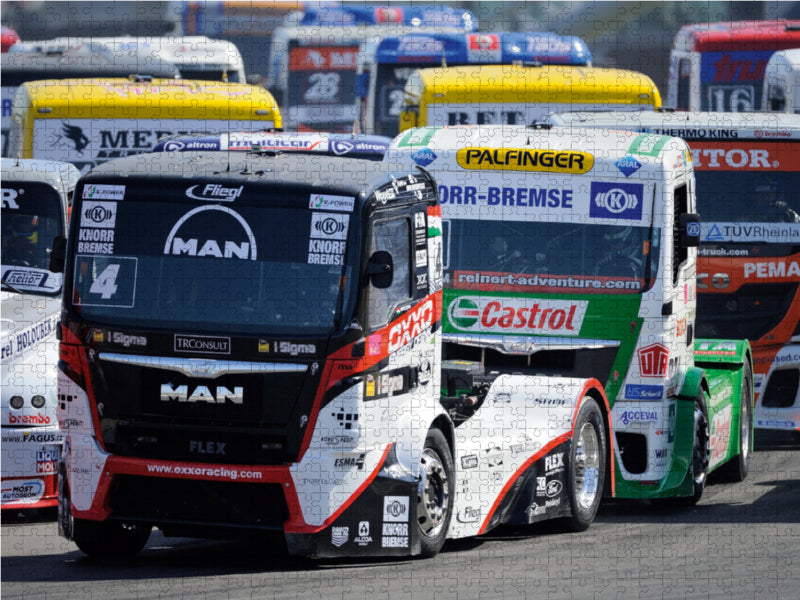 European Truck Racing Championship 2000 Teile Puzzle quer - CALVENDO Foto-Puzzle'