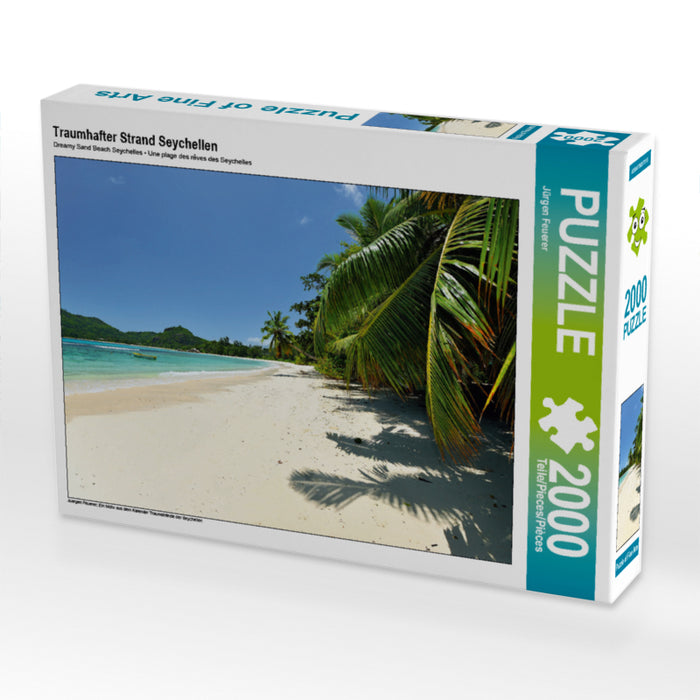 Fantastic beach Seychelles - CALVENDO photo puzzle 