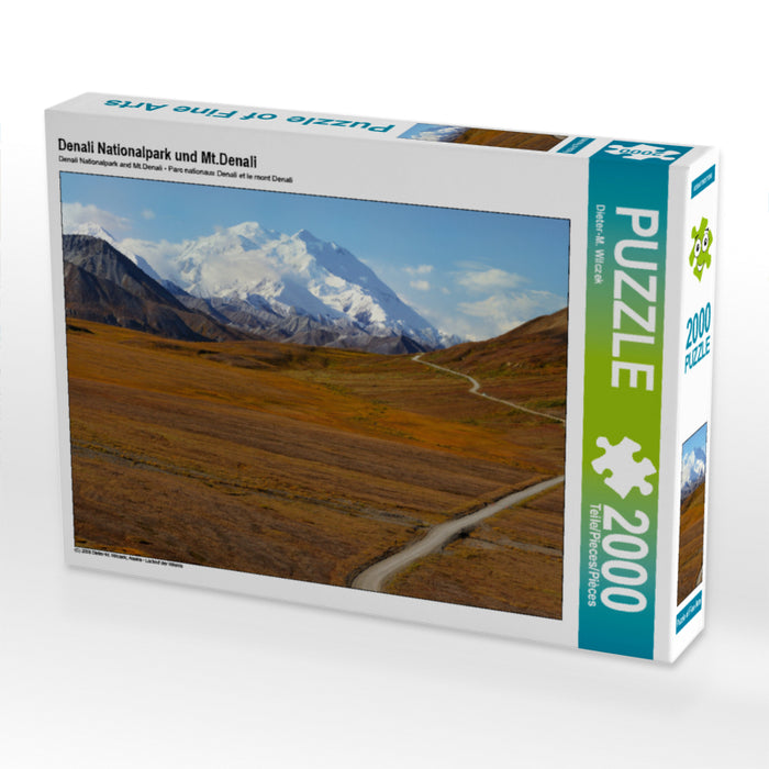 Denali National Park and Mt.Denali - CALVENDO photo puzzle 