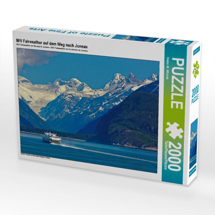 M/V Fairweather auf dem Weg nach Juneau 2000 Teile Puzzle quer - CALVENDO Foto-Puzzle'