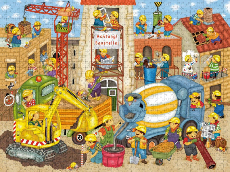 Achtung Baustelle - CALVENDO Foto-Puzzle'