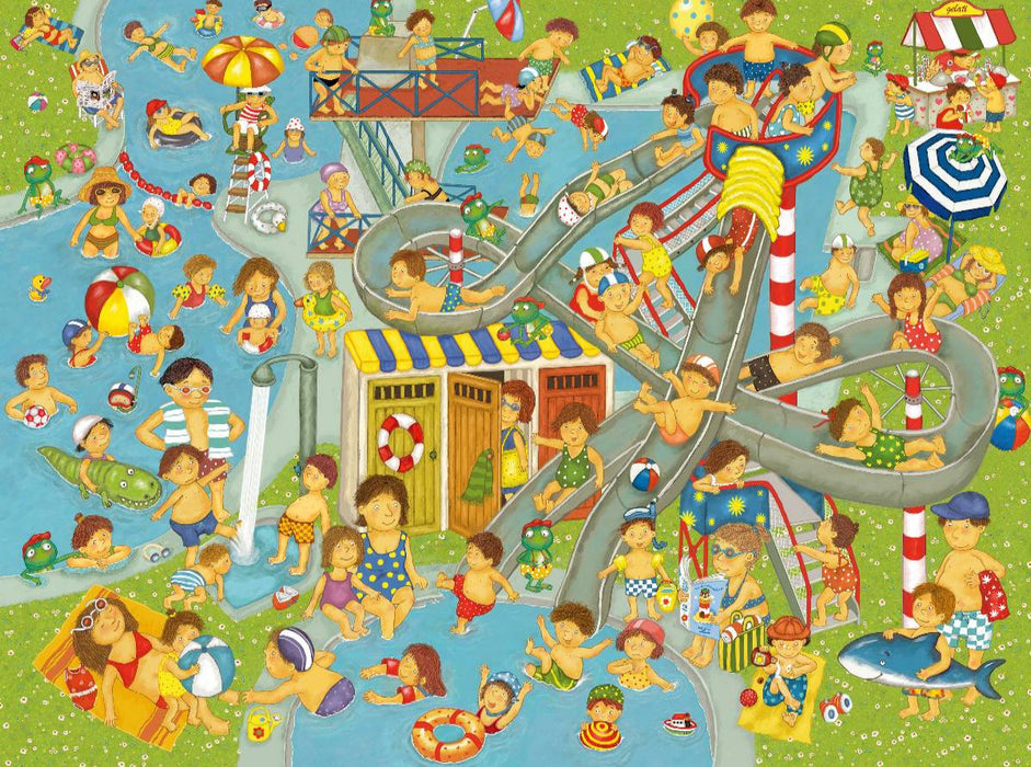 Im Schwimmbad - CALVENDO Foto-Puzzle'