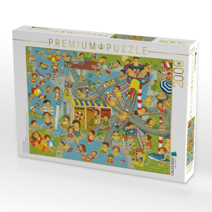 Im Schwimmbad - CALVENDO Foto-Puzzle'