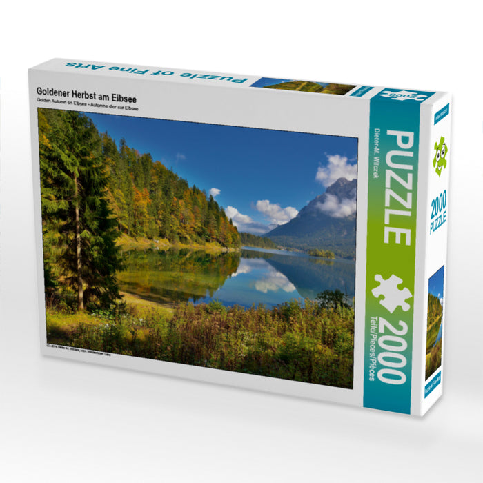 Automne doré à Eibsee - Puzzle photo CALVENDO