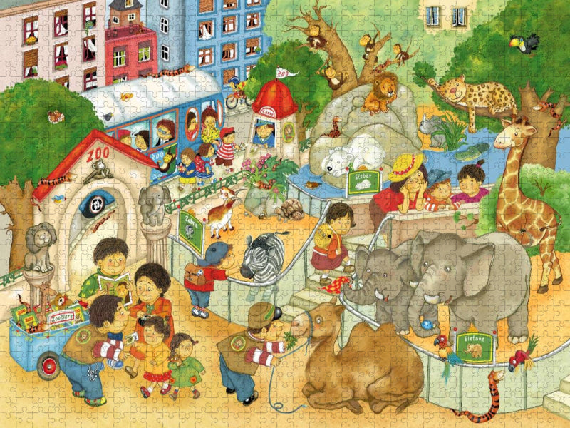 Kleiner Zoo - CALVENDO Foto-Puzzle'