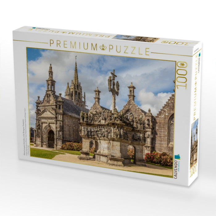 Pfarrei Lampaul-Guimiliau in der Bretagne, Frankreich - CALVENDO Foto-Puzzle'