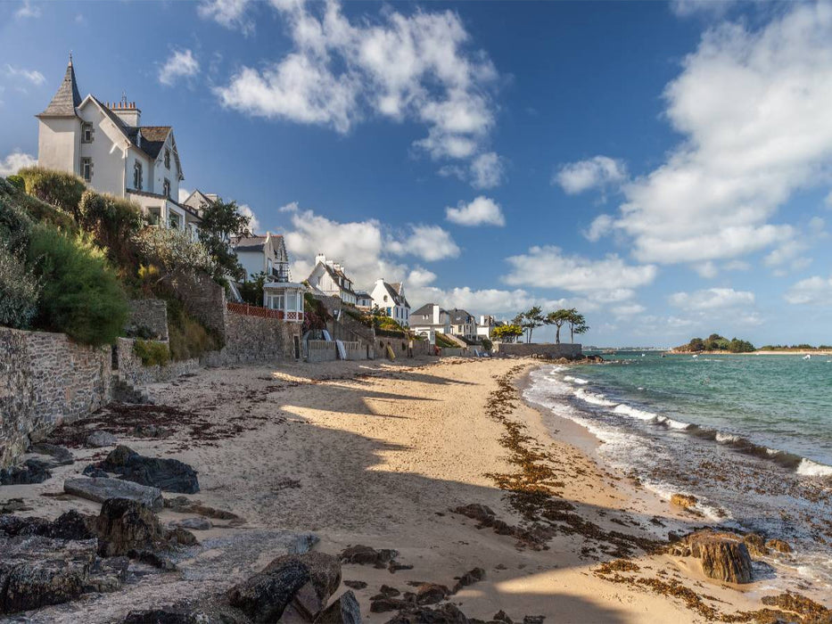 Küste bei Carantec in der Bretagne, Frankreich - CALVENDO Foto-Puzzle'