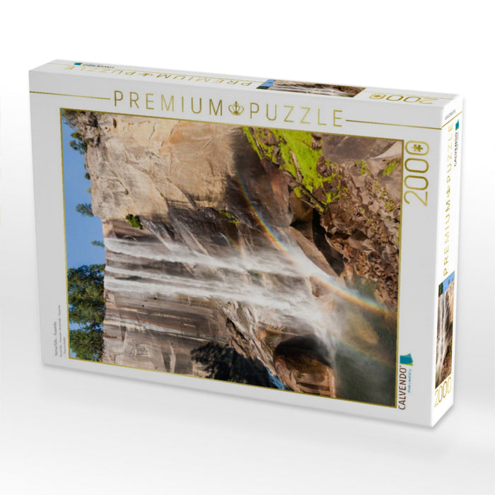 Vernal Falls - Yosemite - CALVENDO Foto-Puzzle'