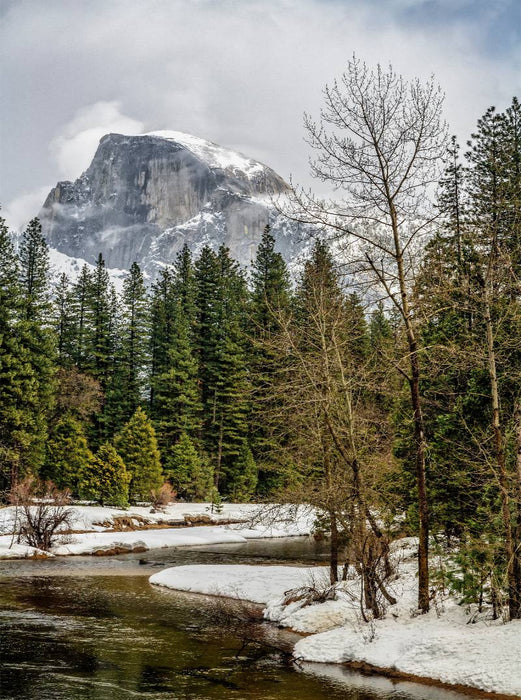 Es ist Winter im Yosemite Valley - CALVENDO Foto-Puzzle'