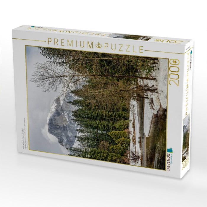 Es ist Winter im Yosemite Valley - CALVENDO Foto-Puzzle'