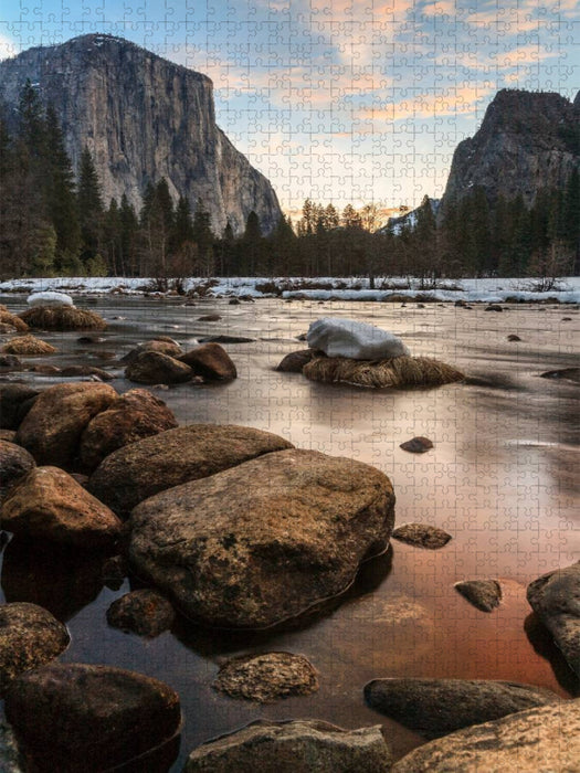 El Capitan am Morgen - CALVENDO Foto-Puzzle'
