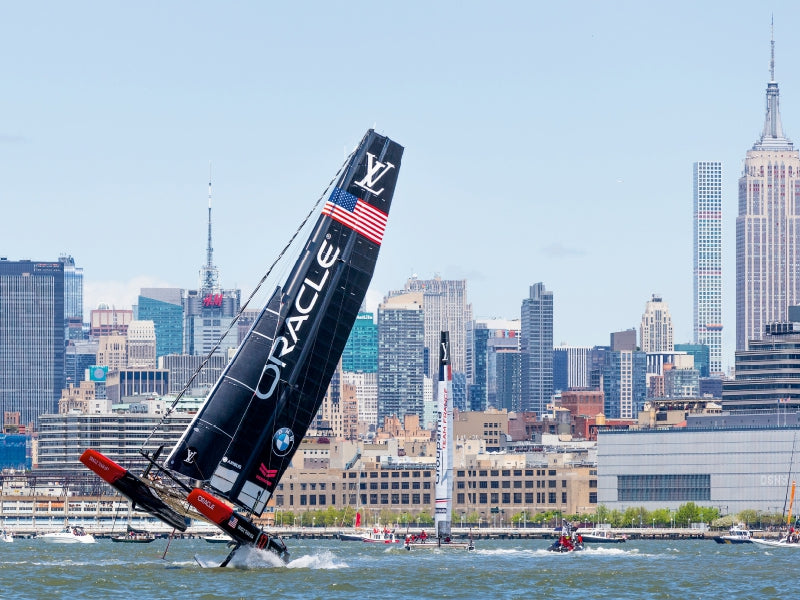 AC45f, America's Cup World Series 2016, New York, ORACLE Team USA 1000 Teile Puzzle quer - CALVENDO Foto-Puzzle'