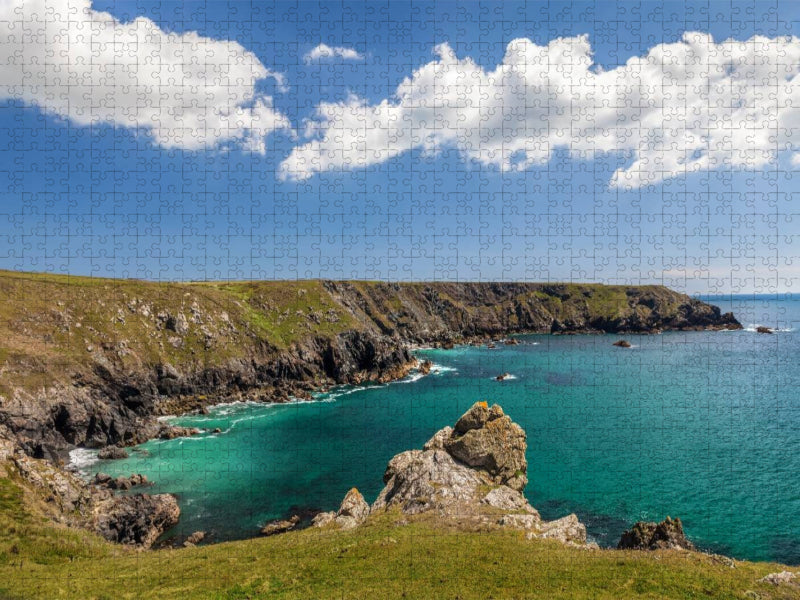 Predannack Head beim Lizard Point in Cornwall, England - CALVENDO Foto-Puzzle'