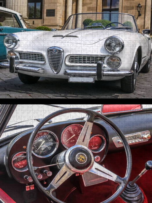 Alfa Romeo 2000 Touring Spider (1957-1962) Oldtimer - CALVENDO Foto-Puzzle'
