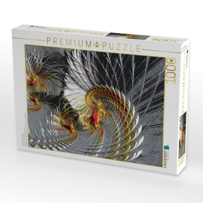 Crystal Glass Fractal - CALVENDO Foto-Puzzle'