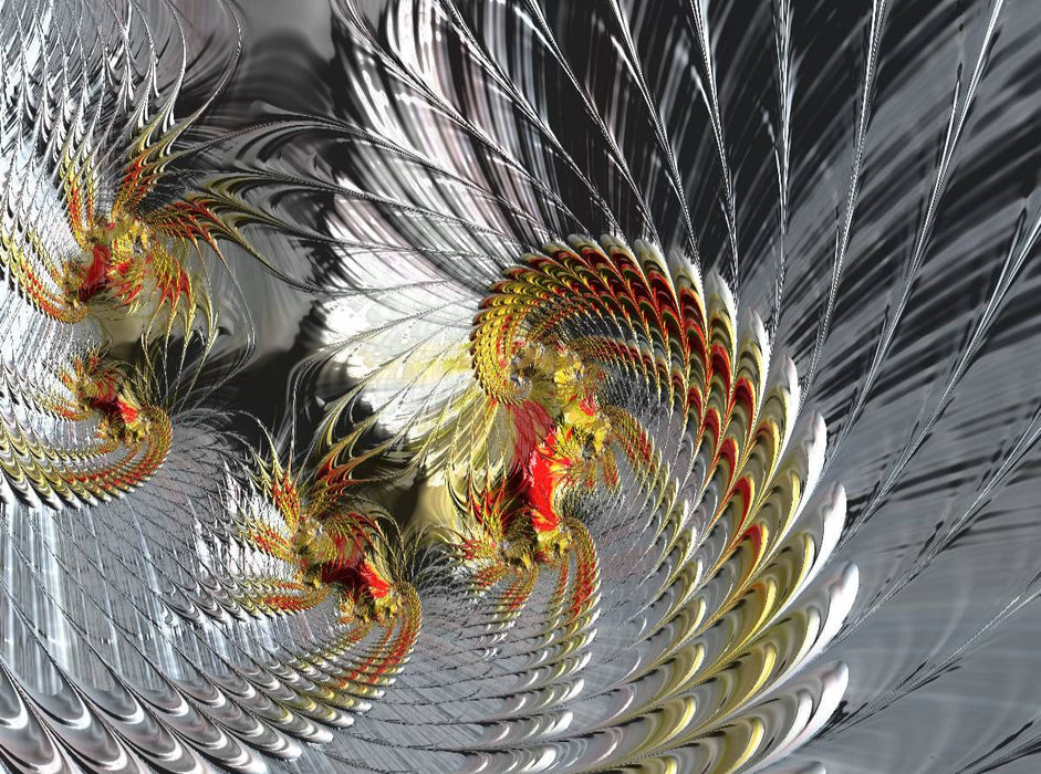 Crystal Glass Fractal - CALVENDO Foto-Puzzle'