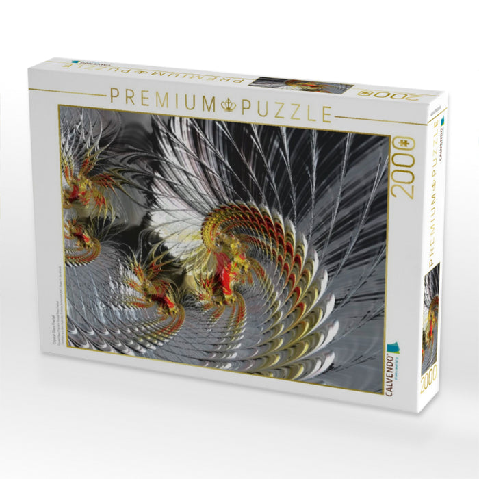 Crystal Glass Fractal - CALVENDO Foto-Puzzle'