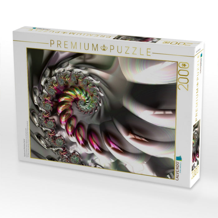 Opalescent Rainbow Spiral - CALVENDO Foto-Puzzle'
