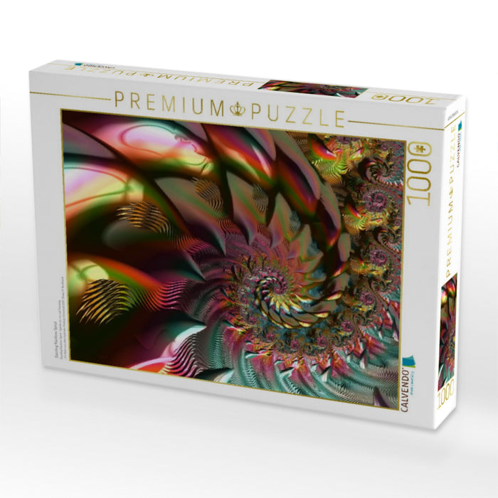 Dazzling Rainbow Spiral - CALVENDO Foto-Puzzle'