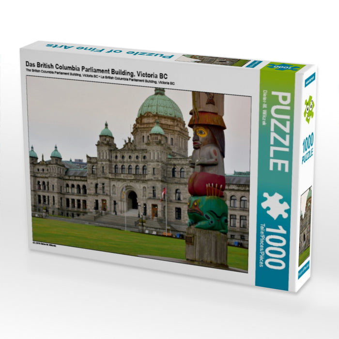 Das British Columbia Parliament Building, Victoria BC 1000 Teile Puzzle quer - CALVENDO Foto-Puzzle'